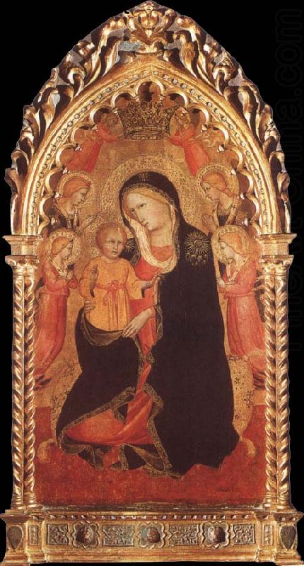 Agnolo Gaddi Madonna of Humility with Six Angels china oil painting image